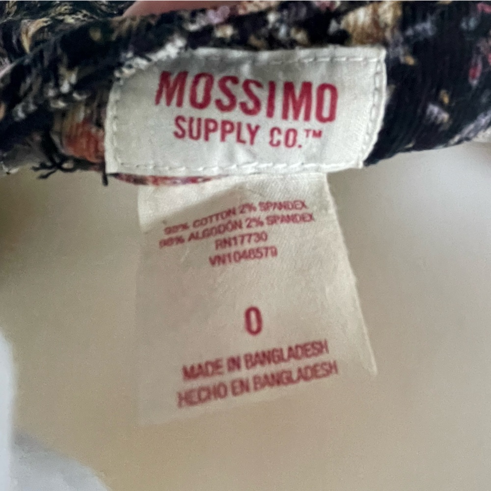 Mossimo floral corduroy mini skirt - Picture 9 of 9